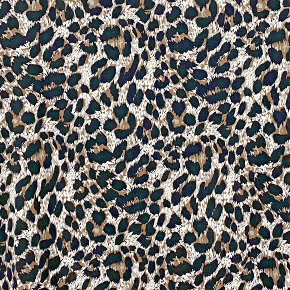 Mario Serrani Long Sleeve Tunic Top-Womens L-Trendy Soft Comfy Leopard Print - Picture 9 of 10